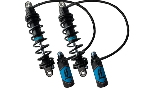 Legend Suspension REVO ARC Remote Reservoir FL Coil Suspension for '14-Up Harley Davidson Touring Models -13" Heavy Duty