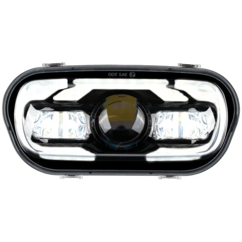 Hogworkz Black LED Headlight for '18-25 Harley Davidson Fat Bob Models
