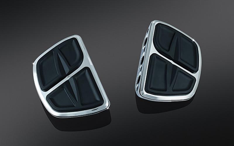 Kuryakyn Kinetic Mini Boards without Ends -Chrome (pr) Splined adapters required to install