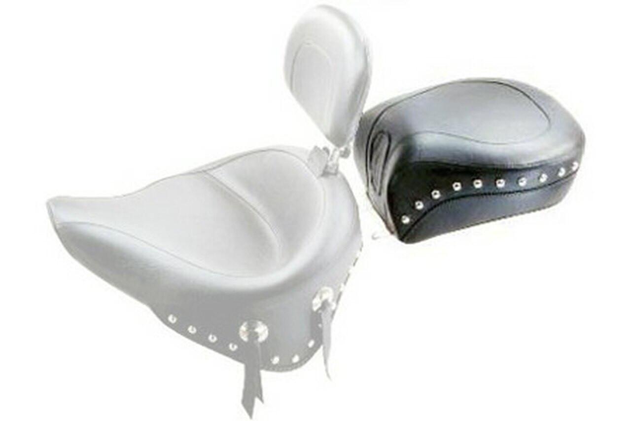 Mustang  Wide Recessed Rear Seat (Fits Driver Backrest Solos) for all Softails '00-06 WITH a 150mm Rear Tire -Studded