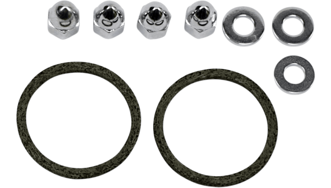 Genuine James Gaskets Exhaust Port Gasket Kit for '84-23 Harley Davidson Big Twin & '86-22 XL