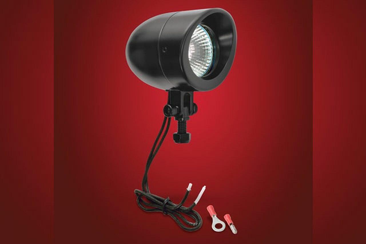 ショークロームSHOWCHROME ミニLEDドライビングライト55-365L Show Chrome Universal Fitment Black Halogen Mini Driving Light