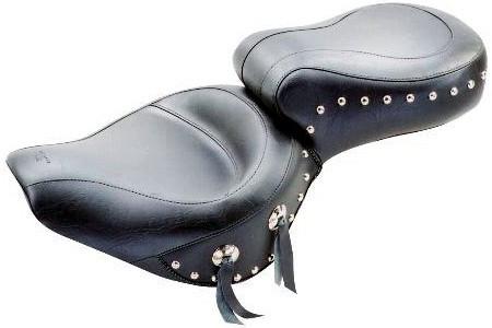 Mustang  One-Piece Wide Seat  for Vulcan 800 '95-up & VN800 Classic '96-up -Studded