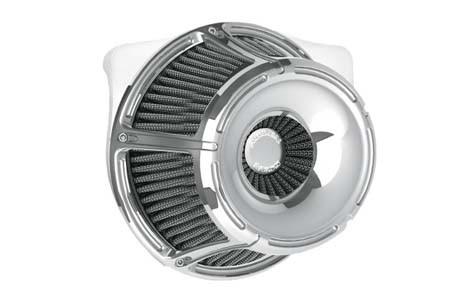 Arlen Ness Inverted Series Air Cleaner Kits for '08-16 Harley Davidson Touring & H-D Trike Models -Slot track, Chrome