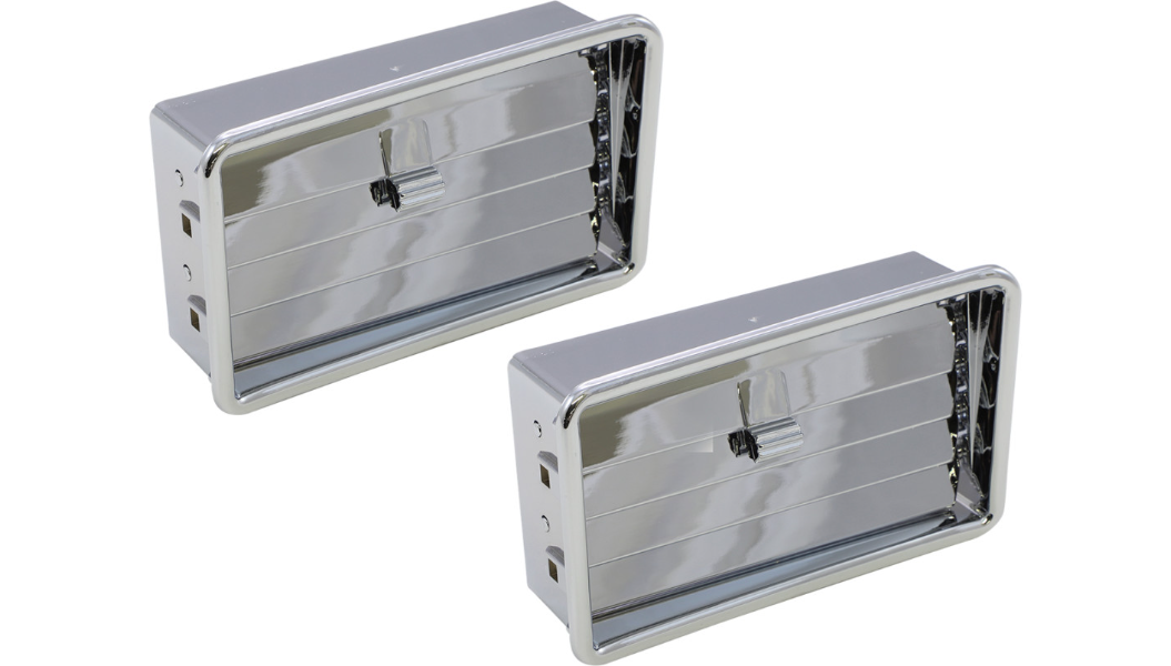 Show Chrome Lower Air Vents for Honda GL1800 '01-05