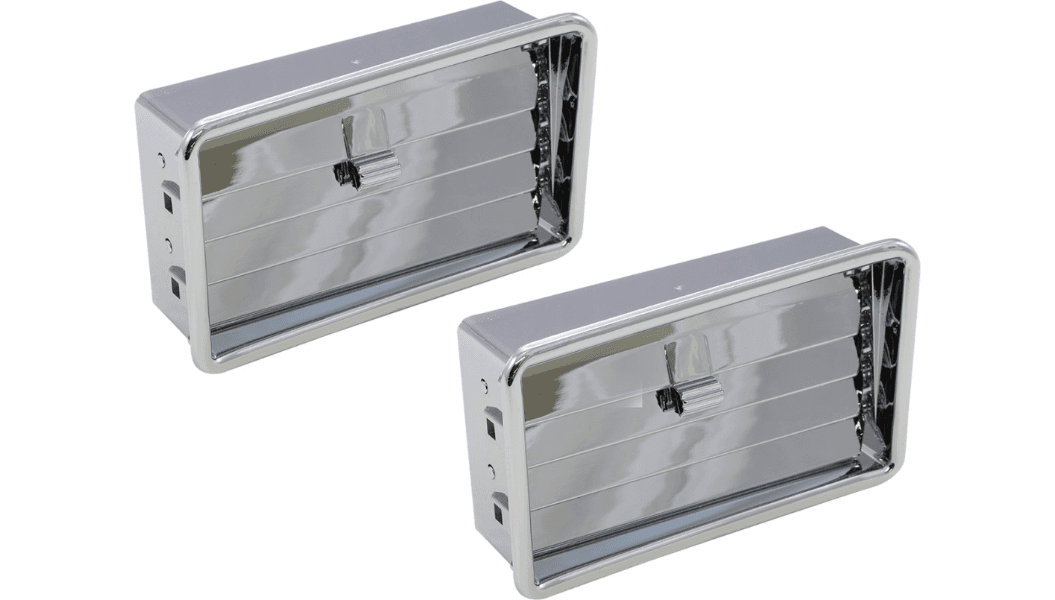 Show Chrome Lower Air Vents for Honda GL1800 '01-05