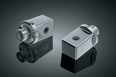 Kuryakyn Splined Rear Footpeg Adapters for V-Star 950 '09-15 Pair
