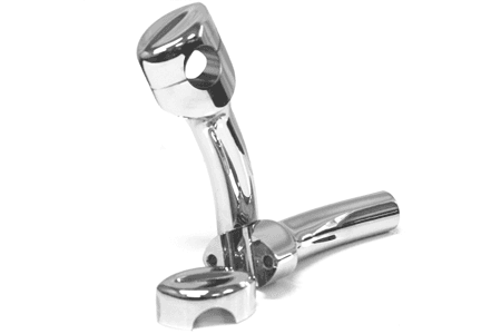L.A. Choppers Hefty Risers for 1.25" Bars Mohawk, 5.5" Tall w/ 1/2" Pullback