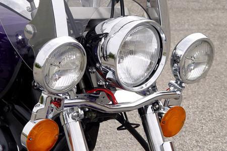 National Cycle Chrome Light Bar for Vulcan 800A '95-05 Not for Classic