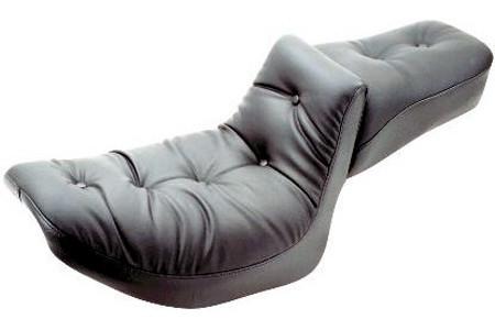 Mustang Two-Piece Regal Duke Seat for Harley Davidson FXR '82-94