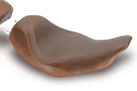 Mustang  Wide Tripper Solo Seat for FLHR '97-07 / Screamin Eagle '97-05 & FLHX '06-07 -Distressed Brown