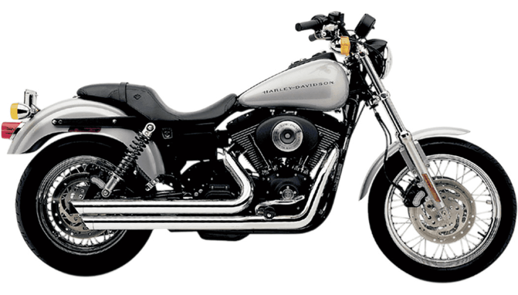 Cobra Speedster Slash-Down Exhaust w/ PowerPort for Dyna '91-05