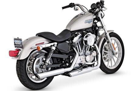 Vance & Hines Twin Slash Slip-Ons for Harley Davidson XL '04-13