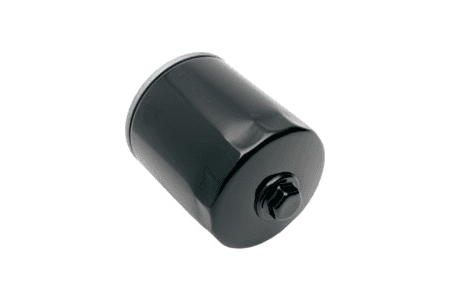Drag Specialties Spin On Oil Filter for '02-15 V-Rod Repl. OEM #63793-01K -Black with Nut