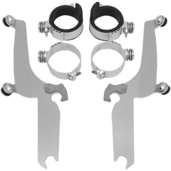 Memphis Shades Sportshield No-Tool Windshield Mounting Hardware for V-Star 650 Classic  '98-Up