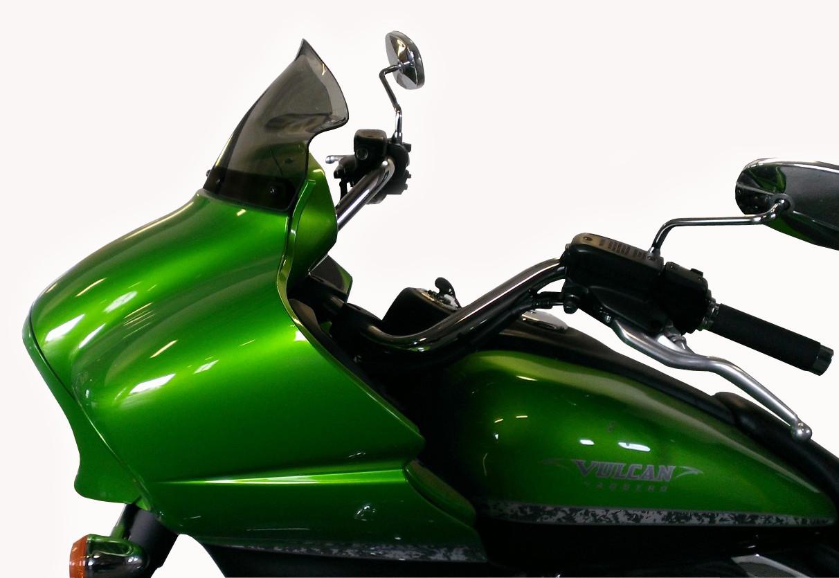 Klock Werks Flare Windshield for  Stratoliner Deluxe '10-14 w/ OEM Fairing or '10-14 Stratoliner w/ Yamaha Deluxe Fairing Kit -10", Dark Smoke