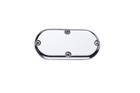 Pro One Chrome Billet Inspection Cover for '84-06 FX/FL,FXST/FLST,FXWG & '93-05 FXDWG-Smooth