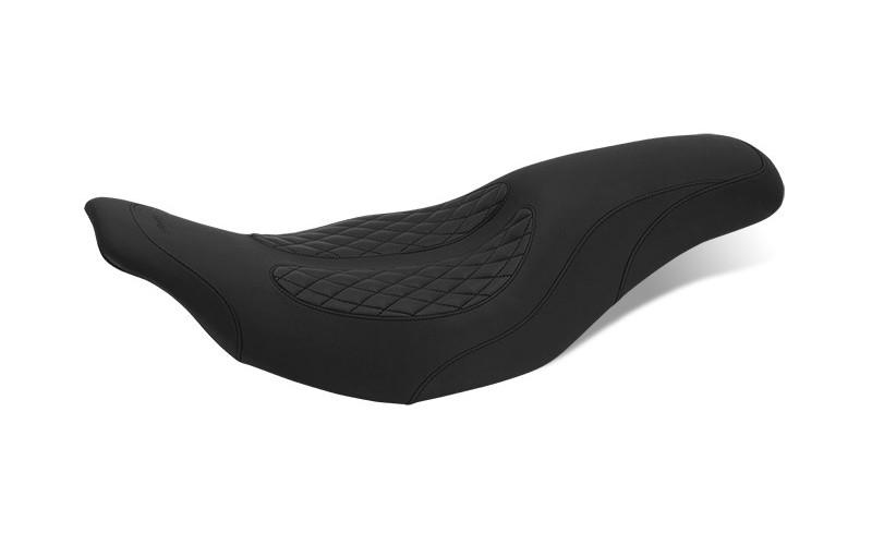 Mustang Seats Dave Perewitz Signature Fastback Seat for FLHT/FLTR '97-07