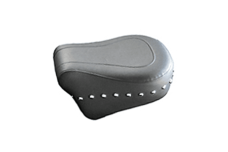 Mustang Seats 11 inch Rear Seat for Harley Davidson Touring Models 2008-Up -Chrome Studs