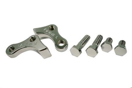 L.A. Choppers Rear Lowering Kits for '95-05 Dyna (except Wide Glide) 1 Inch Drop -Chrome
