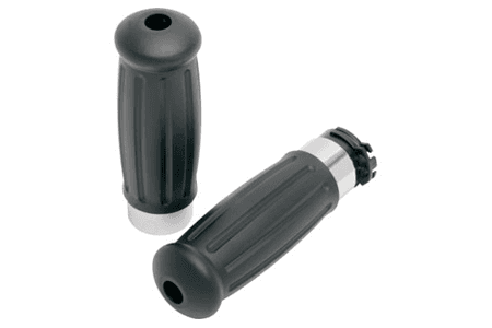 Drag Specialties Vintage Style Grips for  '84-11 FL Models (Except '08-11 FLHT/FLHR/FLTR/FLHX/ Trikes) & Those with Air- Assisted Forks