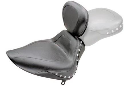 Mustang  Studded Sport Solo Seat with Backrest for Models w/ 150mm Wide Tire