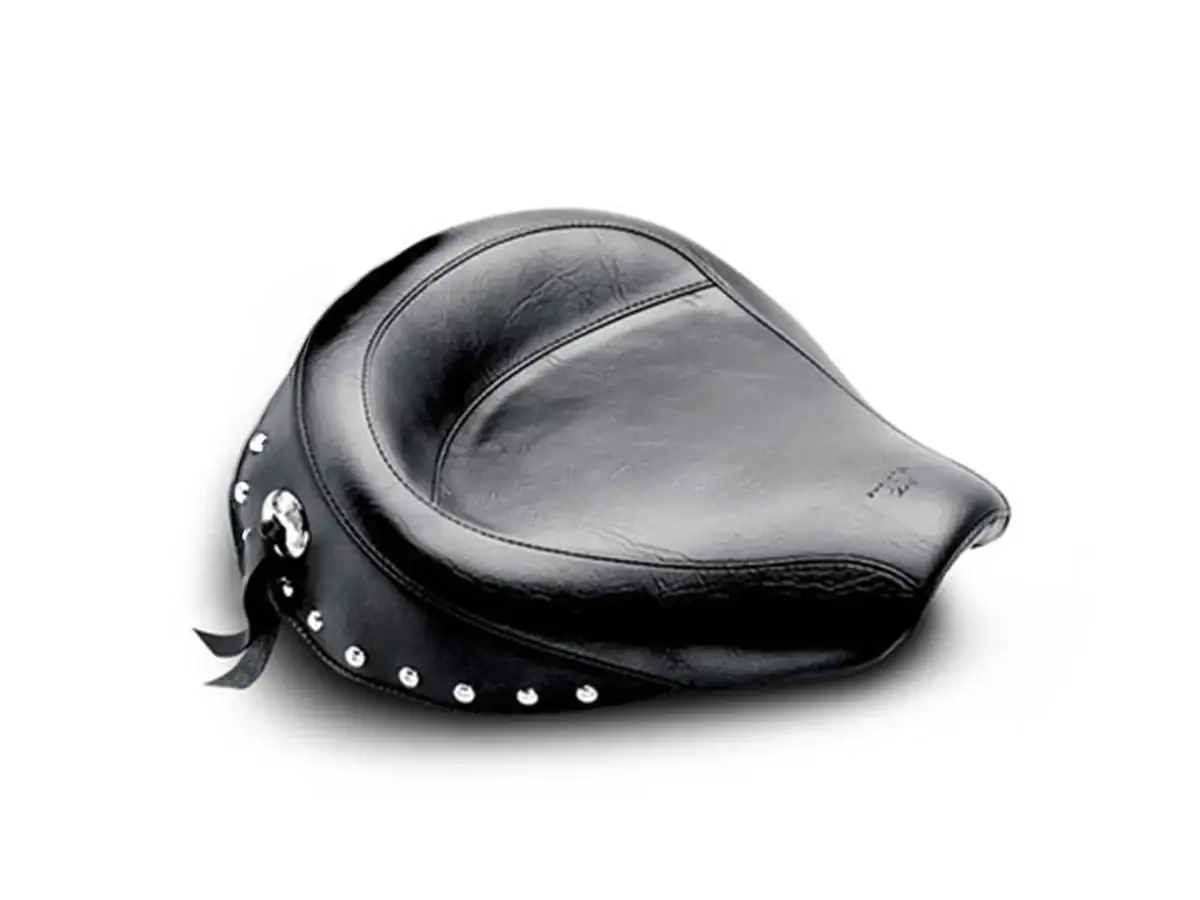 Mustang Solo Seat for FX/FL Big Twin  '65-84 -Wide Studded