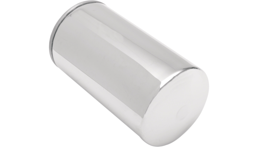 Drag Specialties Spin On Oil Filter for '91-98 Harley Davidson Dyna Glide - Chrome