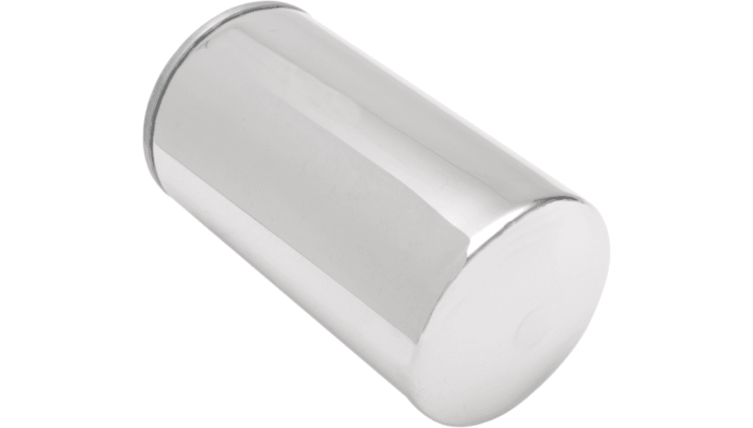 Drag Specialties Spin On Oil Filter for '91-98 Harley Davidson Dyna Glide - Chrome