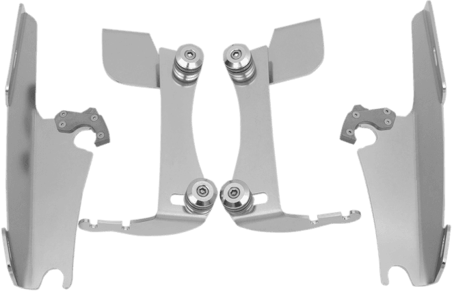 Memphis Shades Fats/Slim No-Tool Windshield Mounting Hardware for VTX 1300R/S '03-up (covered forks)