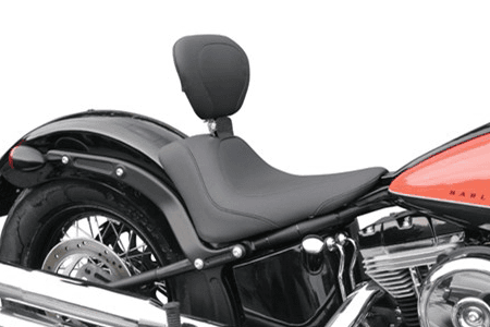 Mustang Wide Tripper Solo Seat for FXS Blackline & FLS Slim '12-17 w/ Driver Backrest