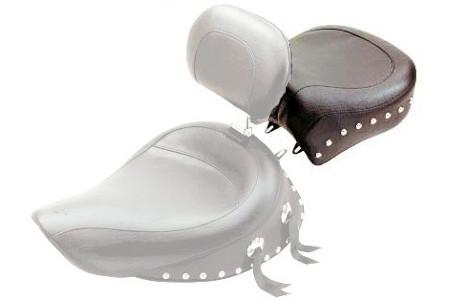 Mustang Wide Recessed Rear Seat  for Dyna/Wide Glide '06-17-Studded