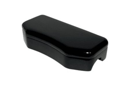 Drag Specialties Buffalo Handlebar Clamps -Gloss Black, Smooth Hidden Screws