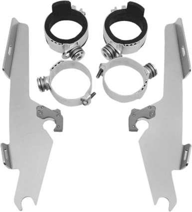 Memphis Shades Fats/Slim No-Tool Windshield Mounting Hardware for V-Star 1100 Classic '98-13