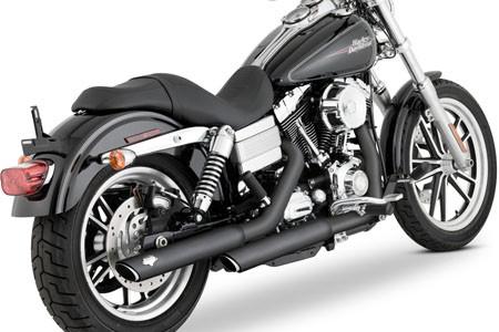 Vance & Hines Twin Slash 3 inch Slip-Ons for '91-17 Dyna (exc. '08