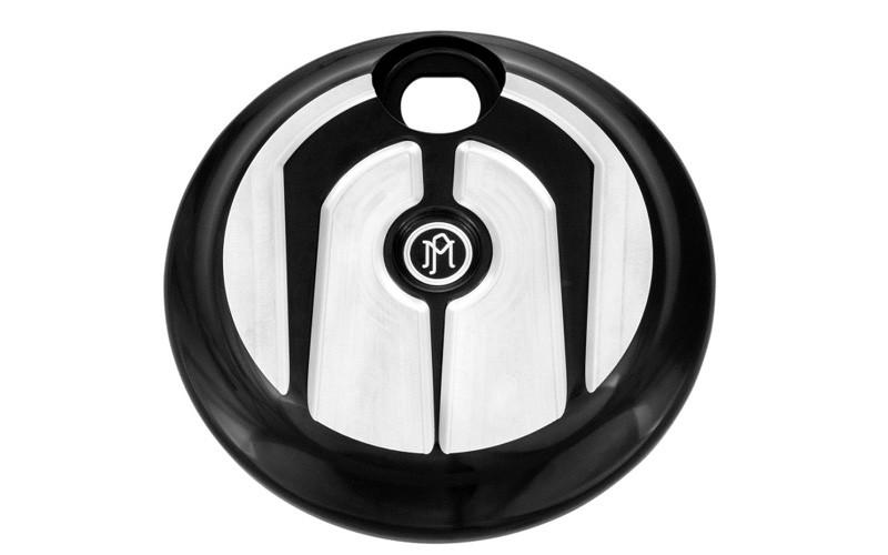 Performance Machine Fuel Door for '08-17 FLHT/FLHX/FLTR & FL Trike -Scallop, Contrast Cut