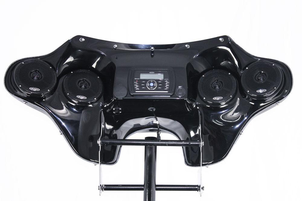 Hoppe Industries Rodzilla Fairing w/ Stereo Receiver  for '15-Up Freewheeler Trike Models w/ OEM Quick Detach Windshield