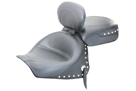 Mustang  Two-Piece Seat with Driver Backrest  for Nomad 1600 '05-up -Studded