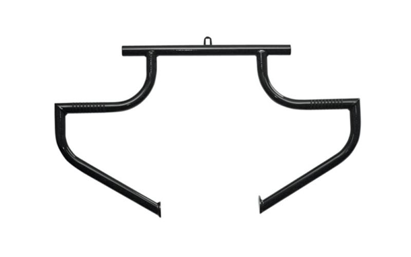 Lindby Linbar Front Highway Bars with Footpegs for '98-15 FLTR  -Glossy Black