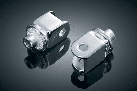 Kuryakyn Splined Rear Footpeg Adapters for Rebel 250 '96-Up