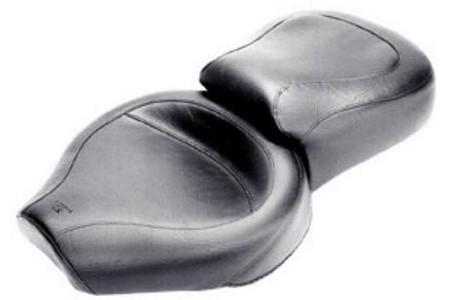 Mustang  One-Piece Wide Super Touring Seat  for Sportster '96-03 (& all 3.3 gallons) -Vintage