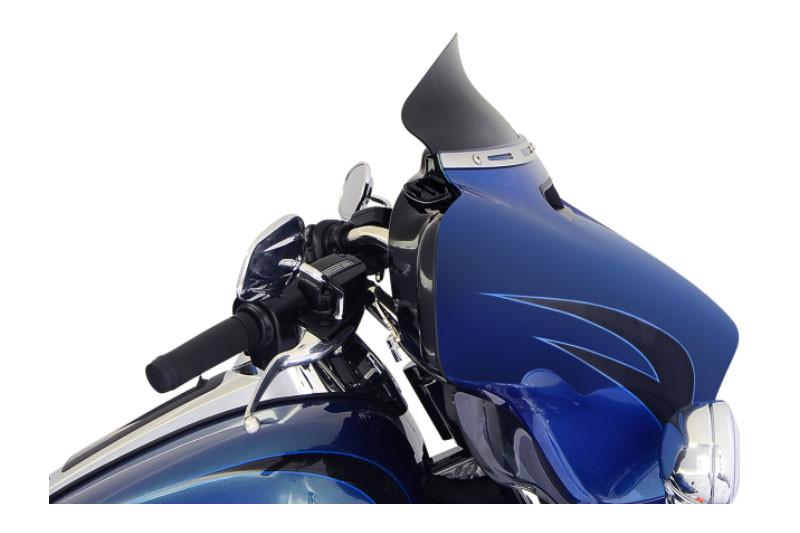 Klock Werks FLARE Low Windshield for '14-23 Harley Davidson FLHT/FLHX/ H-D FL Trike Models 5" Black (Old Style Fairing)