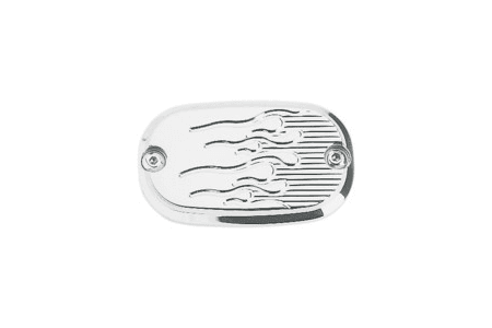 Joker Machine Chrome Billet Aluminum Covers for '99-17 Big Twin (All except '08-Up FL/ & H-D Trike, XL & Dyna) -Flame Rear Application