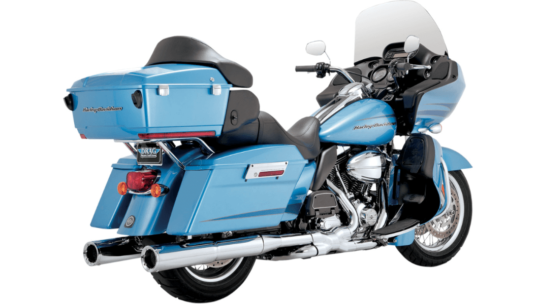 Vance & Hines 4.5 High Output Slip-On Mufflers for Harley Davidson Touring Models '95-16 - Chrome
