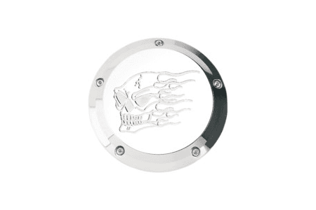 Joker Machine Billet Derby Covers for '84-98 Big Twin -Hot Head