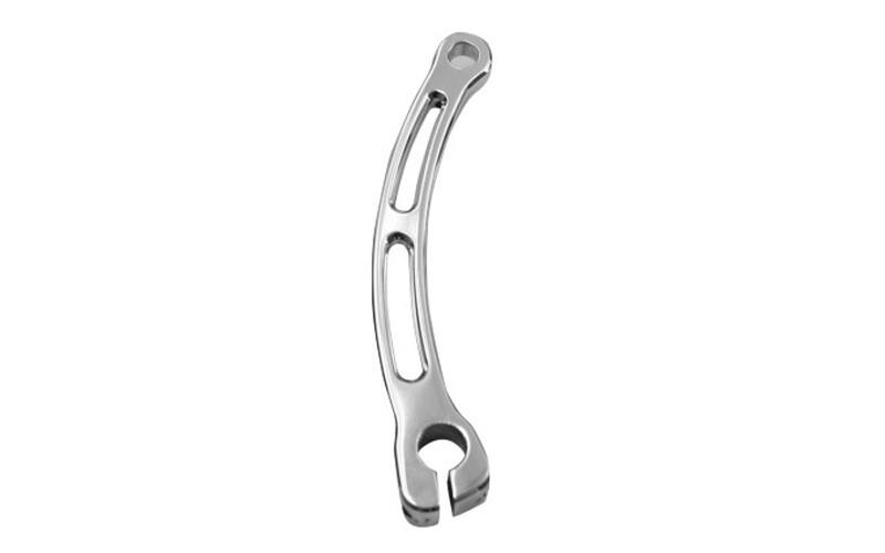 Accutronix Shift Lever Arm for '86-14 FLHT/FLHX/FLHR/FLTR -Slotted, Chrome