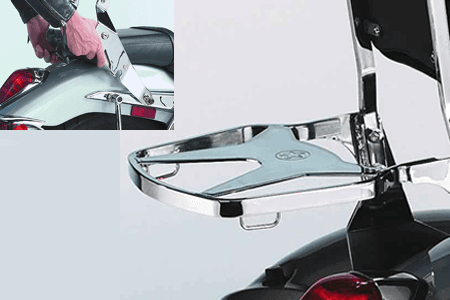 National Cycle-Paladin  QuickSet3 Luggage Rack for VTX1800C '02-up QuickSet3 Mounting System Sold Separately