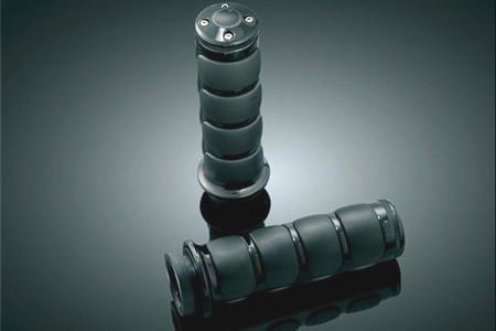Kuryakyn Black ISO Grips for Certain Honda & Yamaha Models & Universal Fitment for 7/8 inch Handlebars
