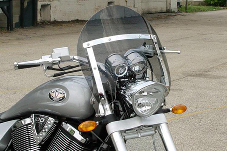 National Cycle SwitchBlade Windshield for Hammer/S  '05-13 & Kingpin '04-13 - Shorty Style Tinted