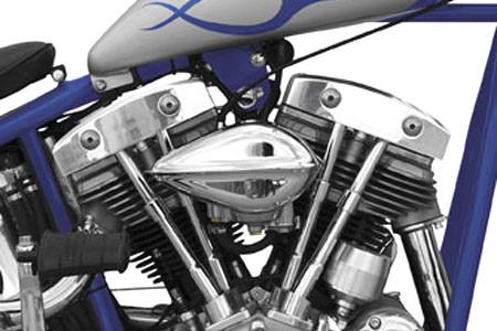 Paughco Teardrop Air Cleaner Assemblies for S & S Super E & Super G Carburetors -Ribbed